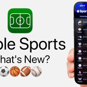 The New Apple Sports App in Action (Video)